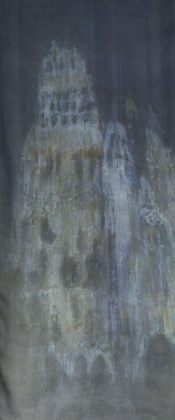 BEZ TYTUŁU 1, jedwab, 260 x 110 cm, 2015